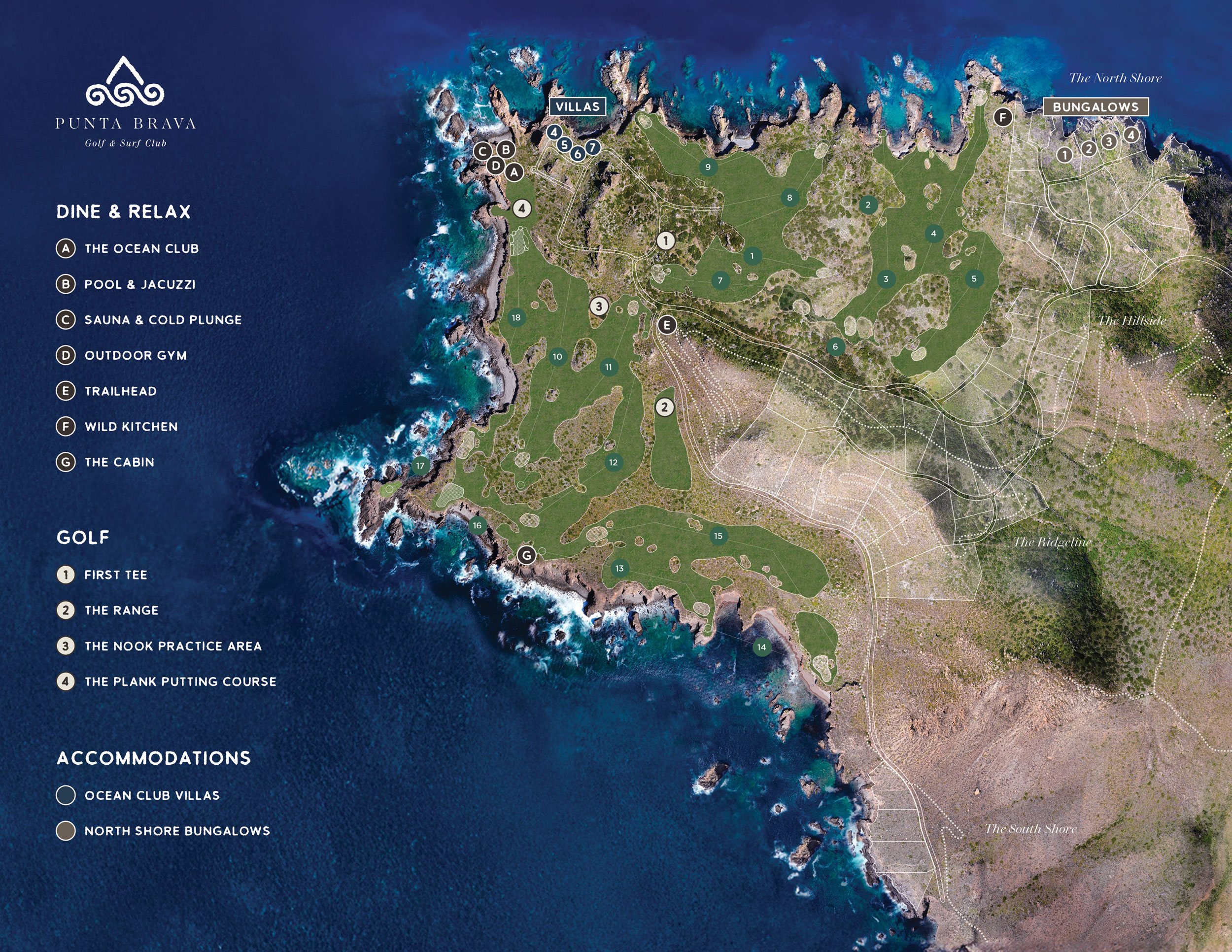 Punta Brava Club Map
